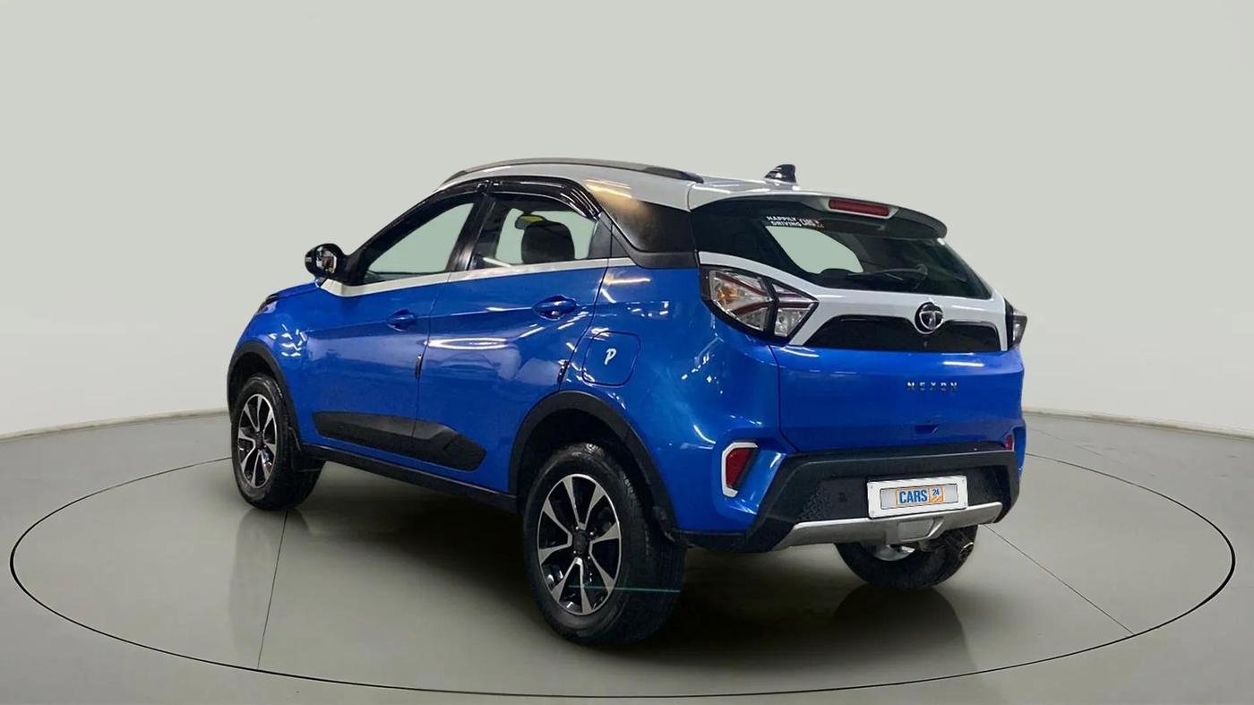 2020 Tata NEXON XZ PLUS PETROL, Petrol, Manual, 53,846 km, Left Back Diagonal