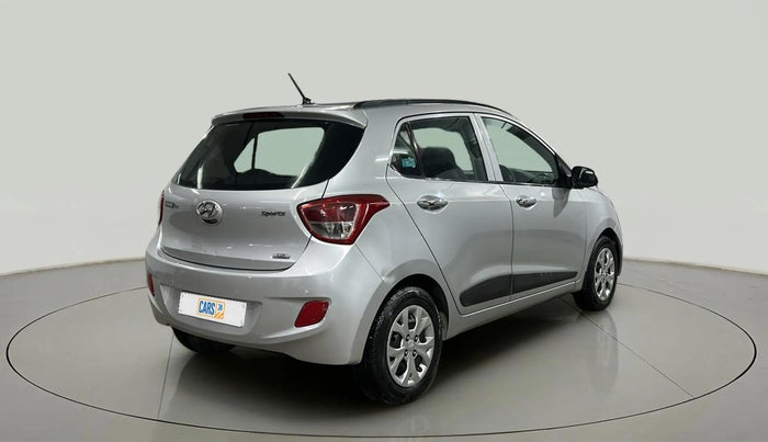 2014 Hyundai Grand i10 SPORTZ 1.2 KAPPA VTVT, Petrol, Manual, 83,371 km, Right Back Diagonal