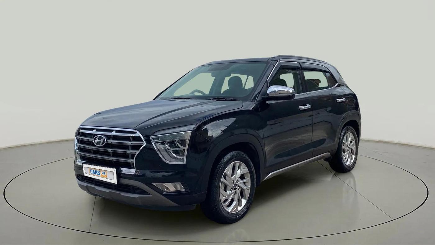 2021 Hyundai Creta SX EXECUTIVE 1.5 PETROL, Petrol, Manual, 16,836 km, Left Front Diagonal