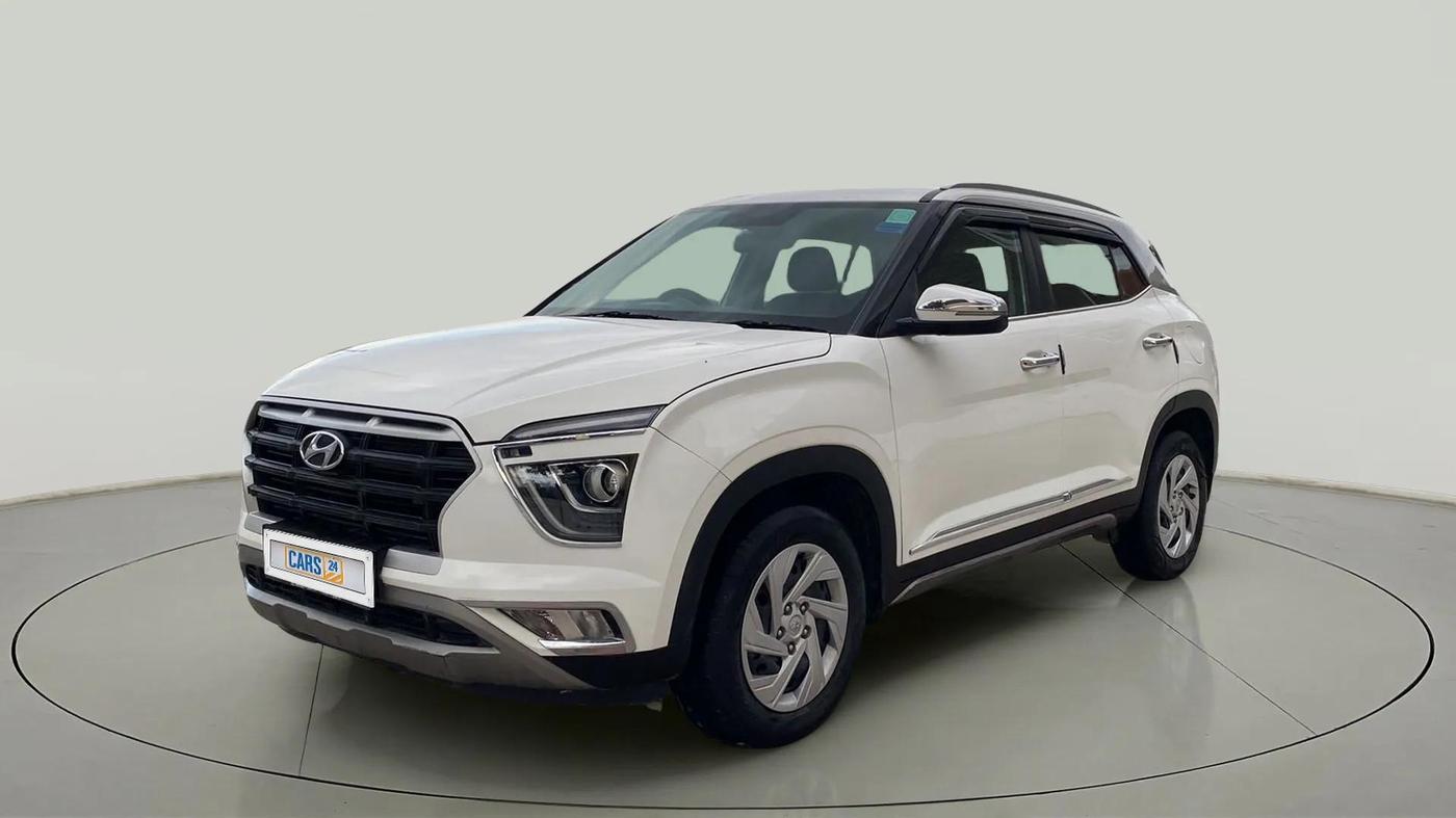 2021 Hyundai Creta EX 1.5 PETROL, Petrol, Manual, 41,983 km, Left Front Diagonal
