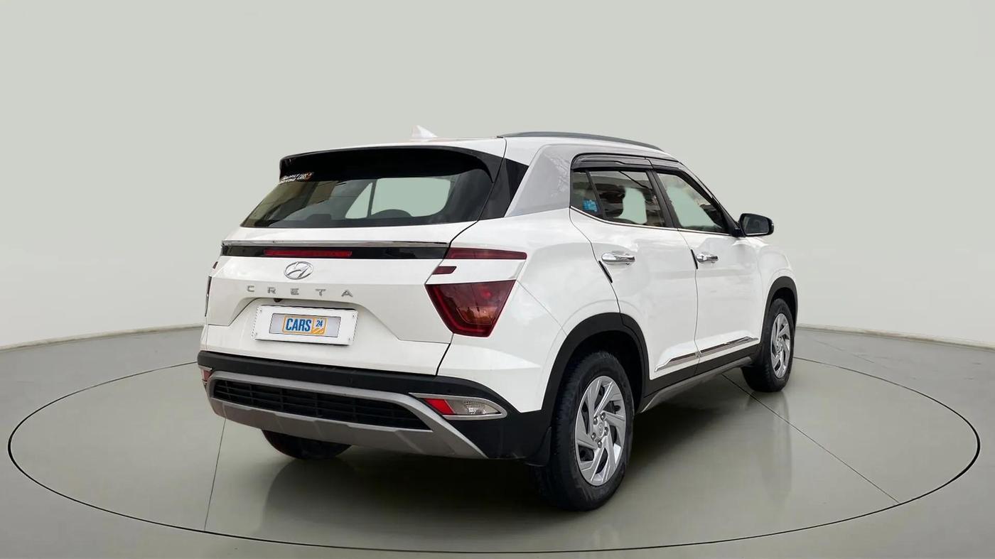 2021 Hyundai Creta EX 1.5 PETROL, Petrol, Manual, 41,983 km, Right Back Diagonal