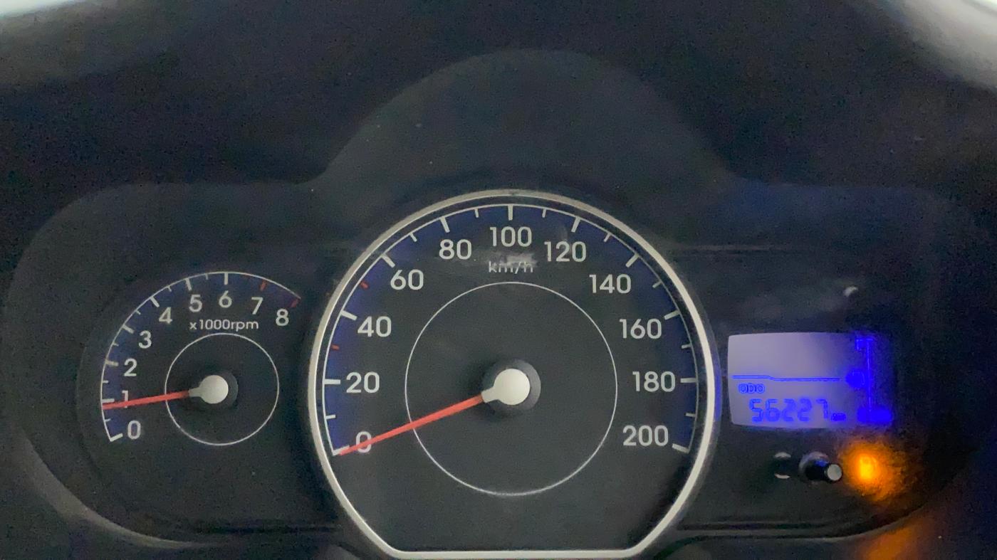 2011 Hyundai i10 MAGNA 1.2, Petrol, Manual, 56,340 km, Odometer Image