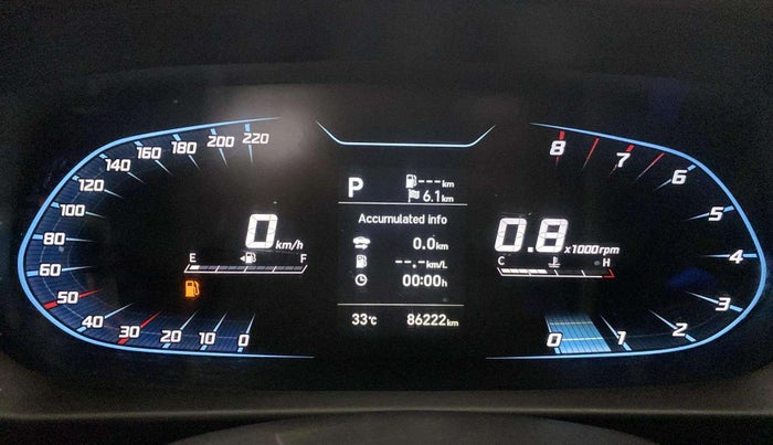 2021 Hyundai NEW I20 ASTA (O) 1.0 TURBO GDI DCT, Petrol, Automatic, 86,210 km, Odometer Image