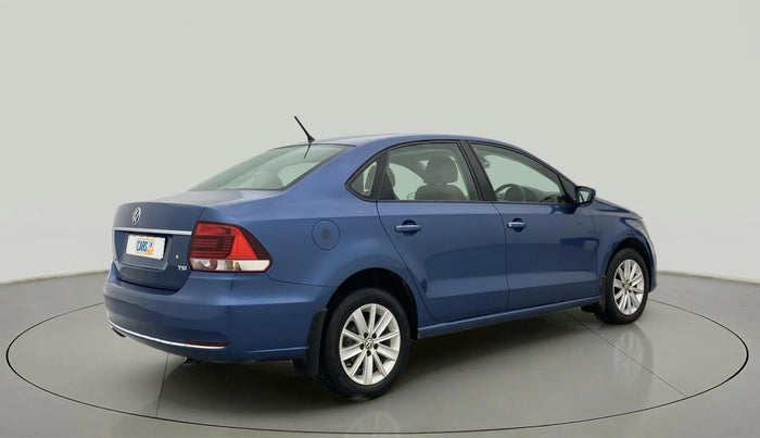 2017 Volkswagen Vento HIGHLINE PETROL AT, Petrol, Automatic, 51,353 km, Right Back Diagonal