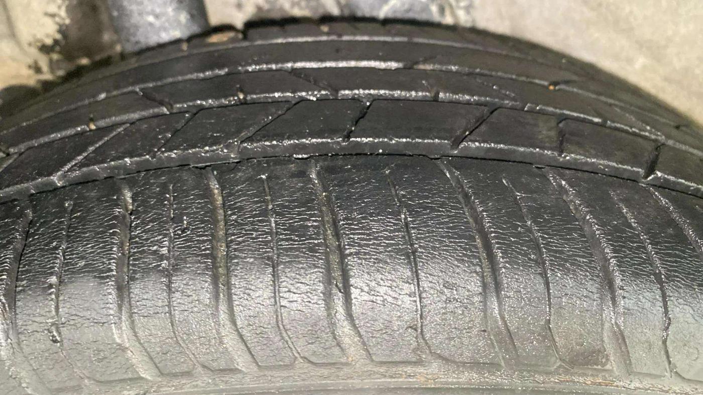 2021 Hyundai Verna SX 1.5 VTVT, Petrol, Manual, 36,420 km, Right Rear Tyre Tread