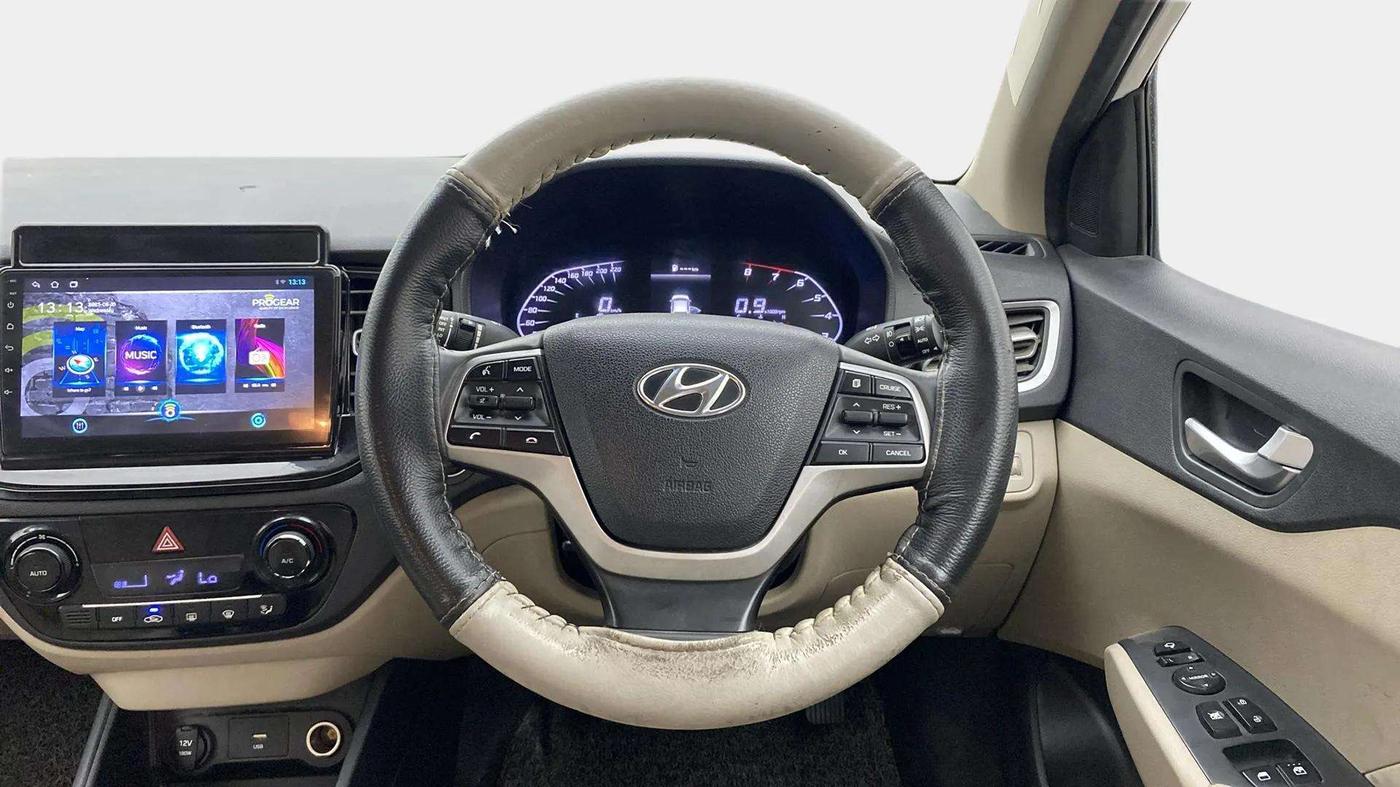 2021 Hyundai Verna SX 1.5 VTVT, Petrol, Manual, 36,420 km, Steering Wheel Close Up