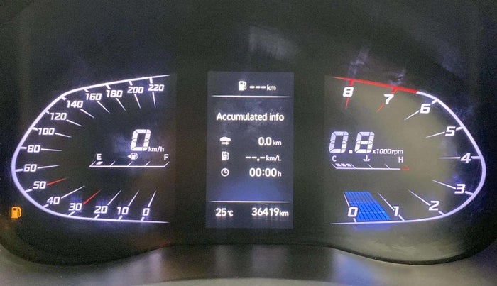 2021 Hyundai Verna SX 1.5 VTVT, Petrol, Manual, 36,420 km, Odometer Image
