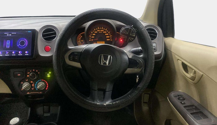 2013 Honda Amaze 1.2L I-VTEC S, CNG, Manual, 50,637 km, Steering Wheel Close Up