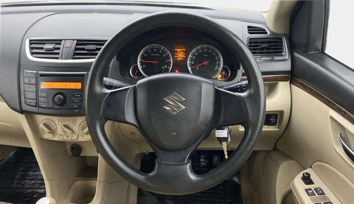 2014 Maruti Swift Dzire VXI, Petrol, Manual, 71,841 km, Steering Wheel Close Up