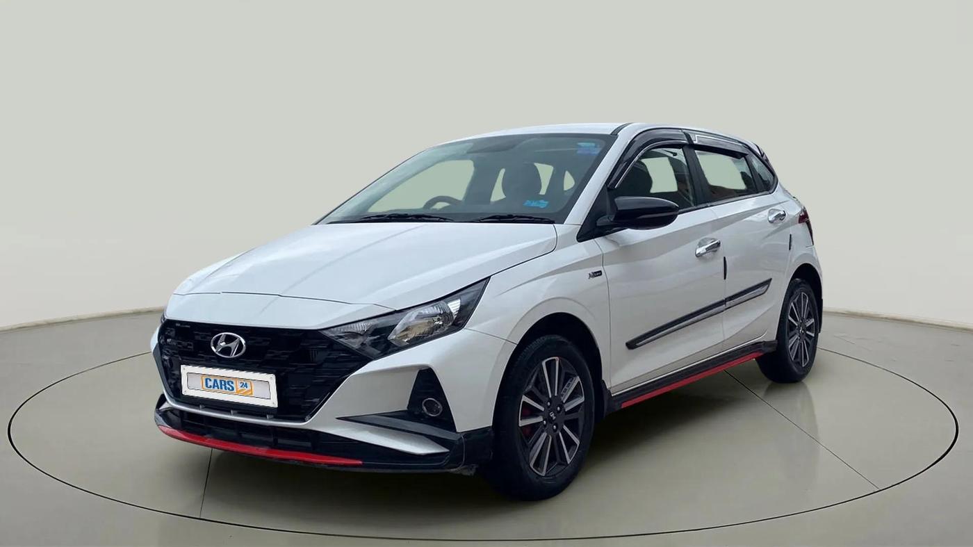 2022 Hyundai NEW I20 N LINE N6 1.0 TURBO GDI IMT, Petrol, Manual, 8,824 km, Left Front Diagonal