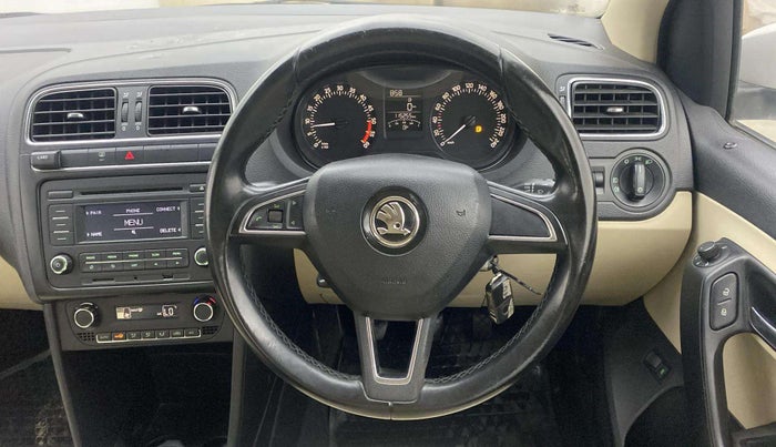 2018 Skoda Rapid AMBITION 1.5 TDI, Diesel, Manual, 1,15,328 km, Steering Wheel Close Up