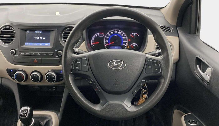 2017 Hyundai Grand i10 SPORTZ 1.2 KAPPA VTVT, CNG, Manual, 66,092 km, Steering Wheel Close Up