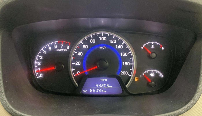 2017 Hyundai Grand i10 SPORTZ 1.2 KAPPA VTVT, CNG, Manual, 66,092 km, Odometer Image