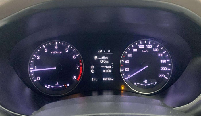 2017 Hyundai Elite i20 ASTA 1.2 (O), Petrol, Manual, 45,286 km, Odometer Image