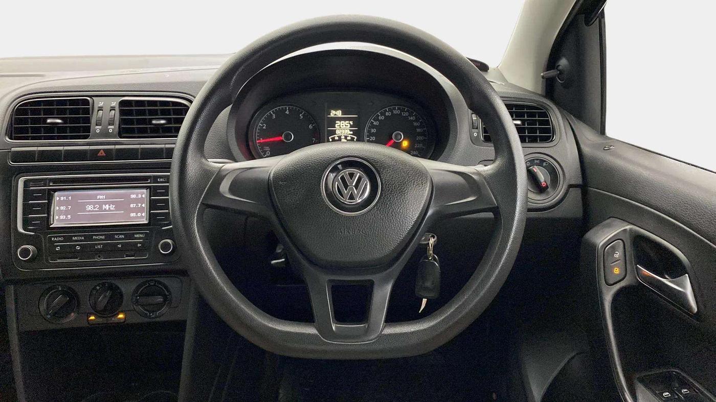 2015 Volkswagen Polo TRENDLINE 1.2L PETROL, Petrol, Manual, 82,437 km, Steering Wheel Close Up