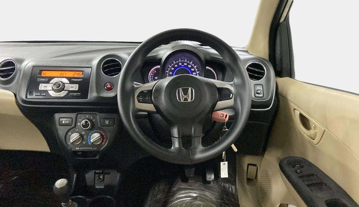2015 Honda Brio S MT, Petrol, Manual, 25,389 km, Steering Wheel Close Up
