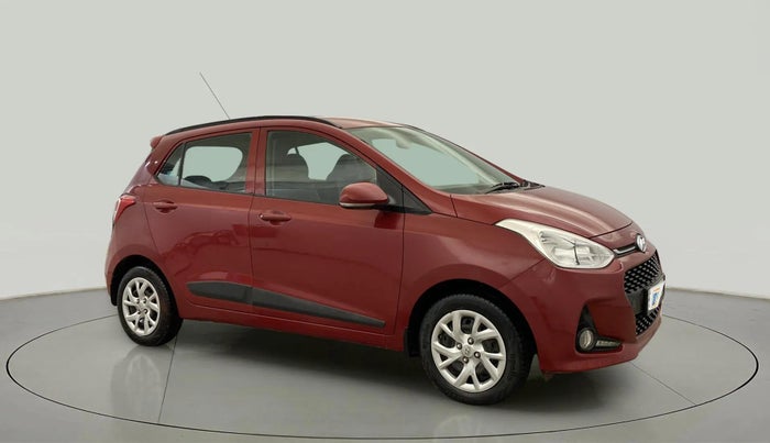 2018 Hyundai Grand i10 SPORTZ 1.2 KAPPA VTVT, Petrol, Manual, 51,484 km, Right Front Diagonal