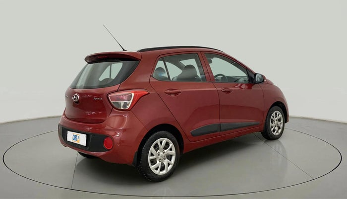 2018 Hyundai Grand i10 SPORTZ 1.2 KAPPA VTVT, Petrol, Manual, 51,484 km, Right Back Diagonal