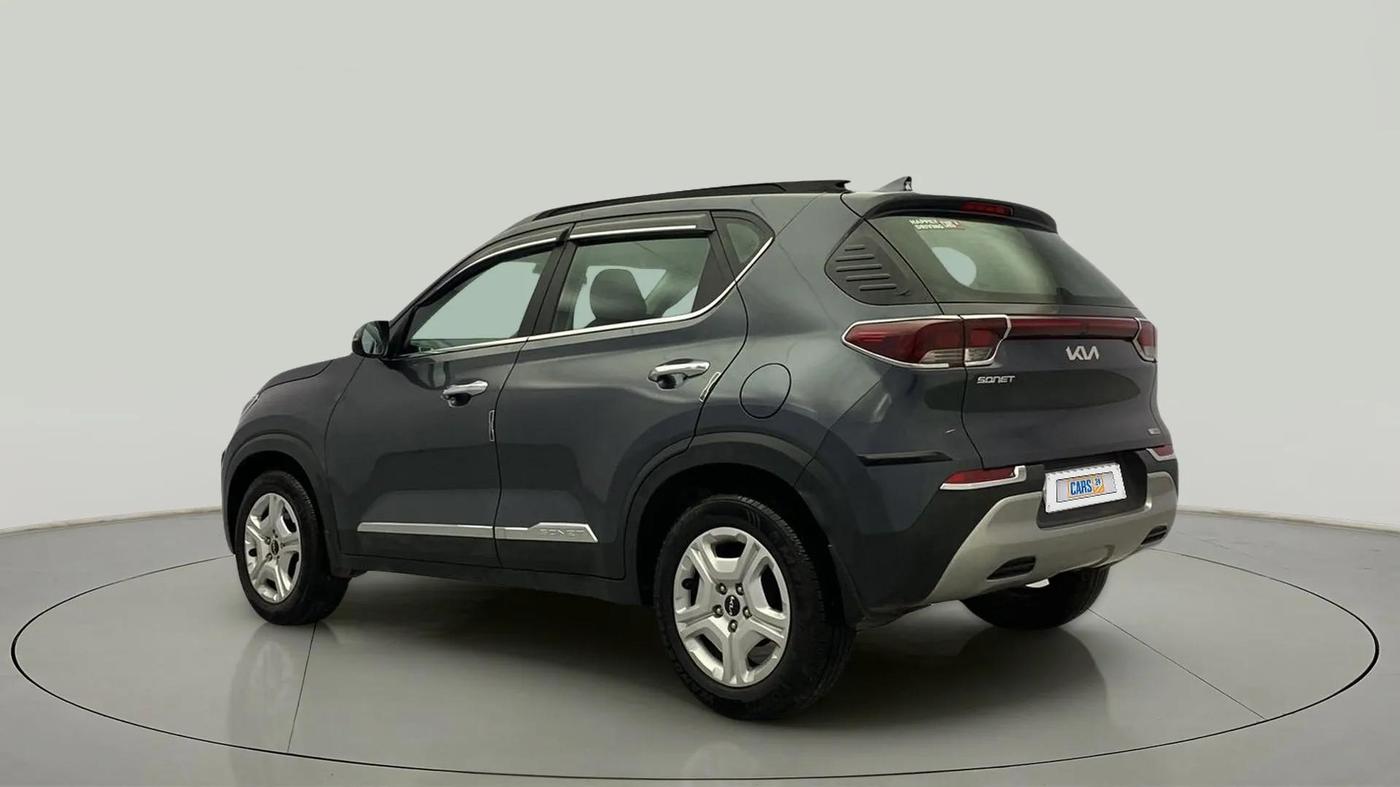2022 KIA SONET HTK PLUS 1.0 IMT, Petrol, Manual, 6,981 km, Left Back Diagonal