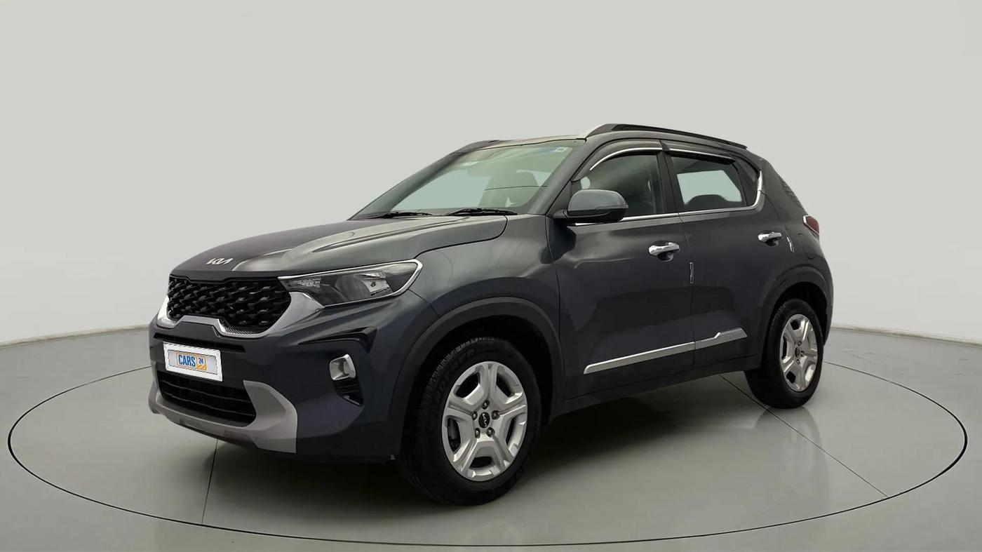 2022 KIA SONET HTK PLUS 1.0 IMT, Petrol, Manual, 6,981 km, Left Front Diagonal