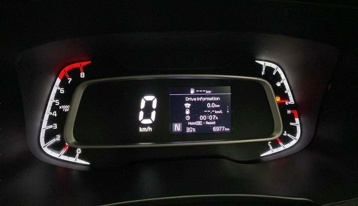 2022 KIA SONET HTK PLUS 1.0 IMT, Petrol, Manual, 6,921 km, Odometer Image