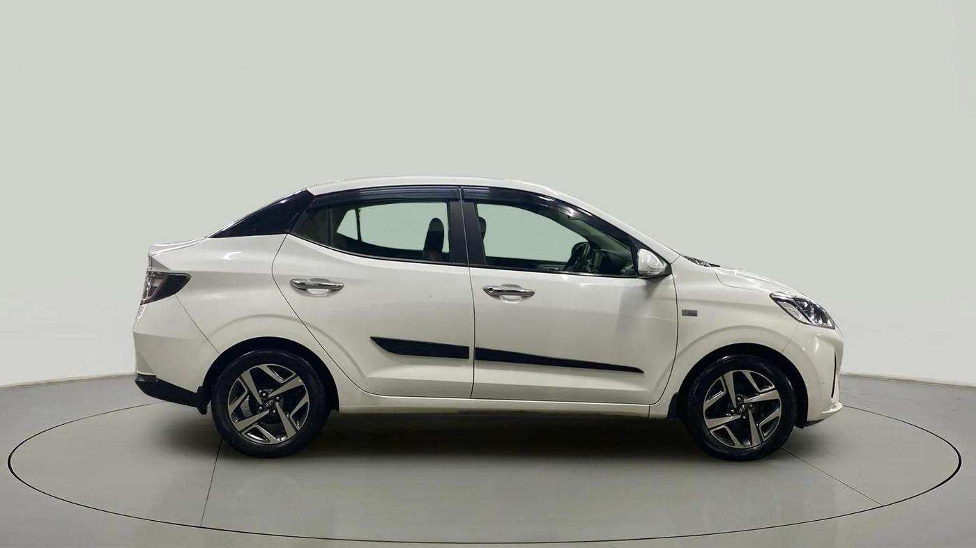 2020 Hyundai AURA SX PLUS 1.2 AMT, Petrol, Automatic, 72,200 km, Right Side View