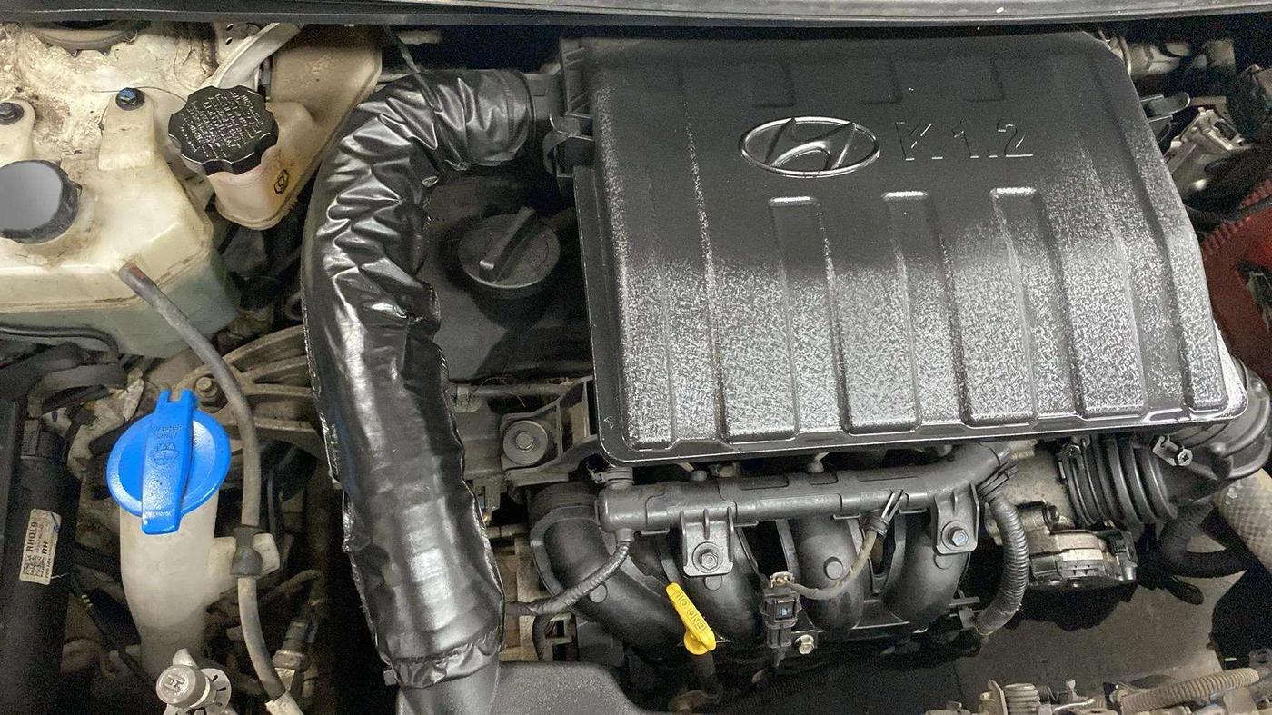 2020 Hyundai AURA SX PLUS 1.2 AMT, Petrol, Automatic, 72,200 km, Engine View - Right