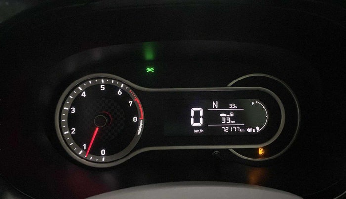 2020 Hyundai AURA SX PLUS 1.2 AMT, Petrol, Automatic, 72,147 km, Odometer Image