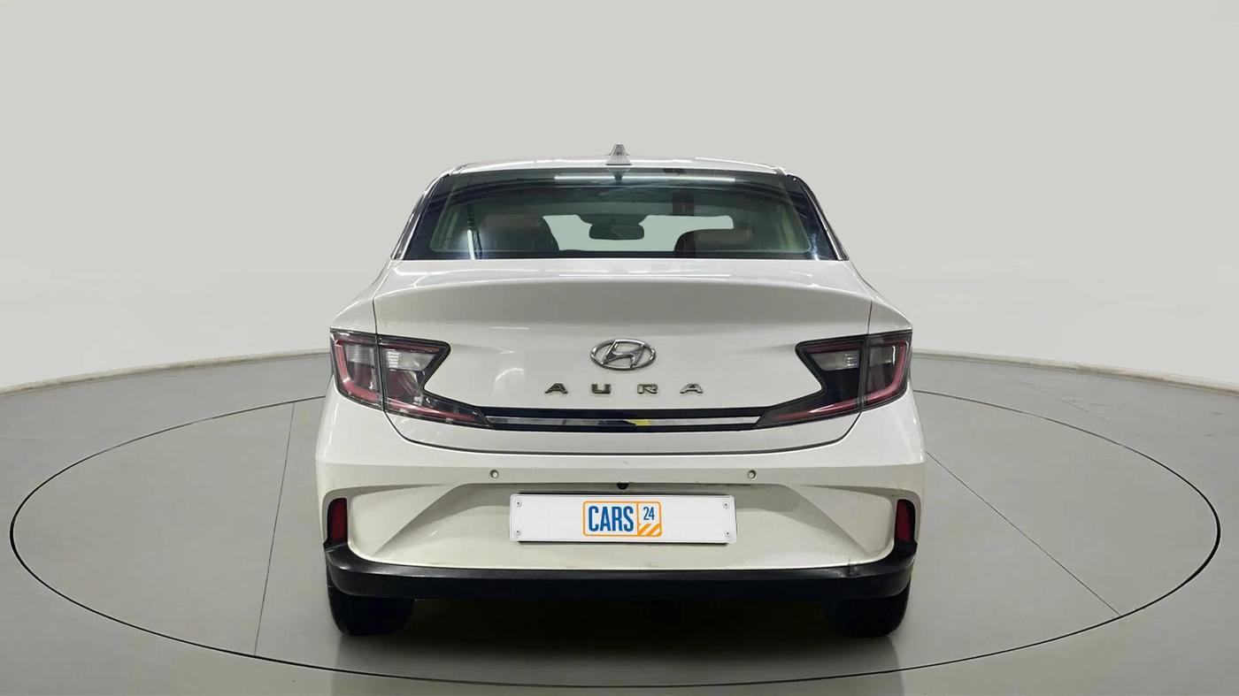 2020 Hyundai AURA SX PLUS 1.2 AMT, Petrol, Automatic, 72,200 km, Back/Rear