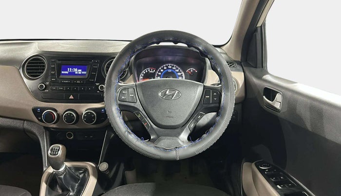 2015 Hyundai Grand i10 ASTA (O) 1.2 KAPPA VTVT, Petrol, Manual, 58,310 km, Steering Wheel Close Up