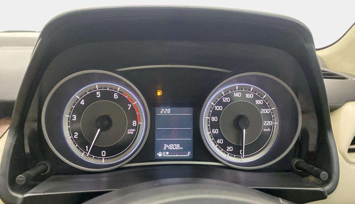 2019 Maruti Dzire VXI, Petrol, Manual, 34,805 km, Odometer Image