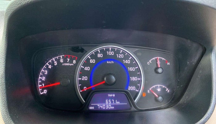 2018 Hyundai Grand i10 SPORTZ 1.2 KAPPA VTVT, CNG, Manual, 74,030 km, Odometer Image