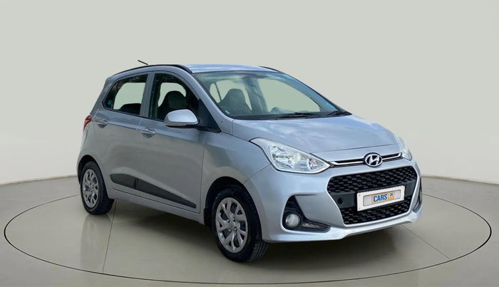 2018 Hyundai Grand i10 SPORTZ 1.2 KAPPA VTVT, CNG, Manual, 74,030 km, Right Front Diagonal