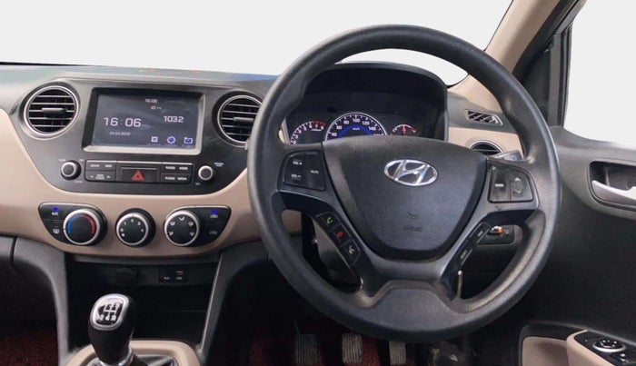 2018 Hyundai Grand i10 SPORTZ 1.2 KAPPA VTVT, CNG, Manual, 74,030 km, Steering Wheel Close Up