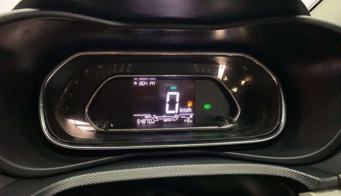 2020 Tata NEXON XZ PLUS PETROL, Petrol, Manual, 54,855 km, Odometer Image