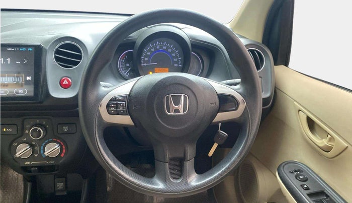 2015 Honda Brio S MT, Petrol, Manual, 78,193 km, Steering Wheel Close Up