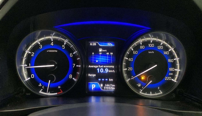 2018 Maruti Baleno ZETA CVT PETROL 1.2, Petrol, Automatic, 77,475 km, Odometer Image