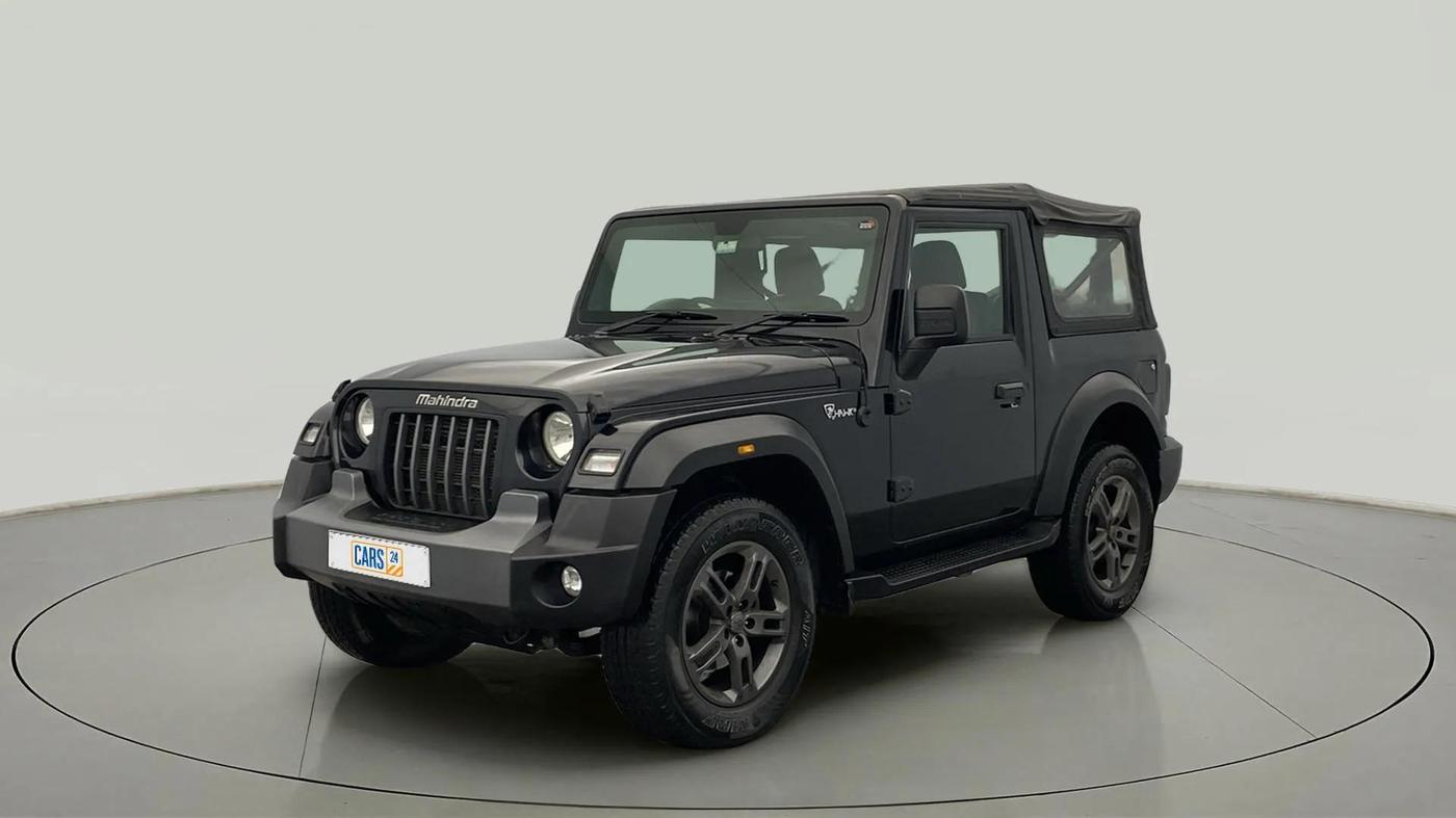 2022 Mahindra Thar LX D 4WD AT CONVERTIBLE, Diesel, Automatic, 31,234 km, Left Front Diagonal