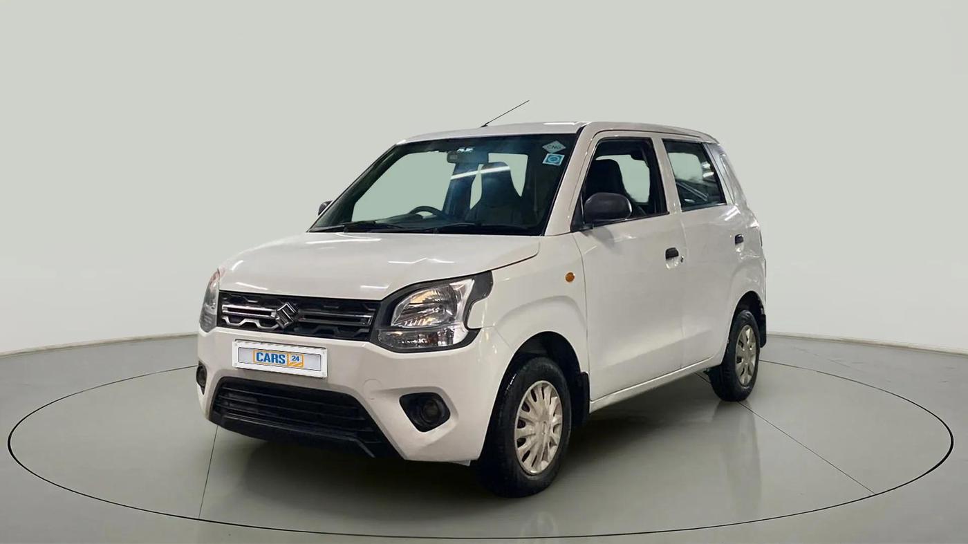 2019 Maruti New Wagon-R LXI CNG 1.0, CNG, Manual, 60,953 km, Left Front Diagonal