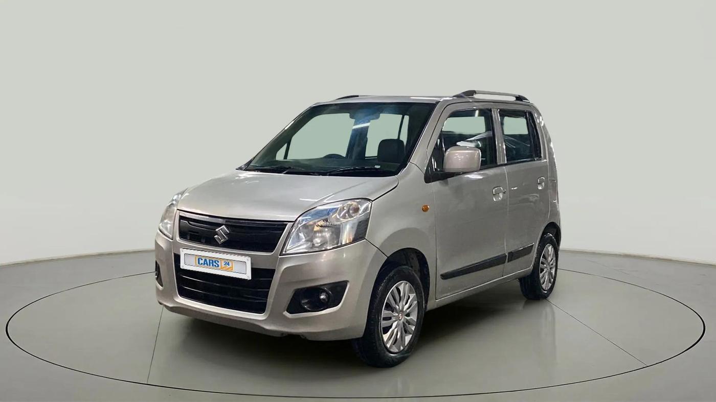 2014 Maruti Wagon R 1.0 VXI, Petrol, Manual, 76,477 km, Left Front Diagonal