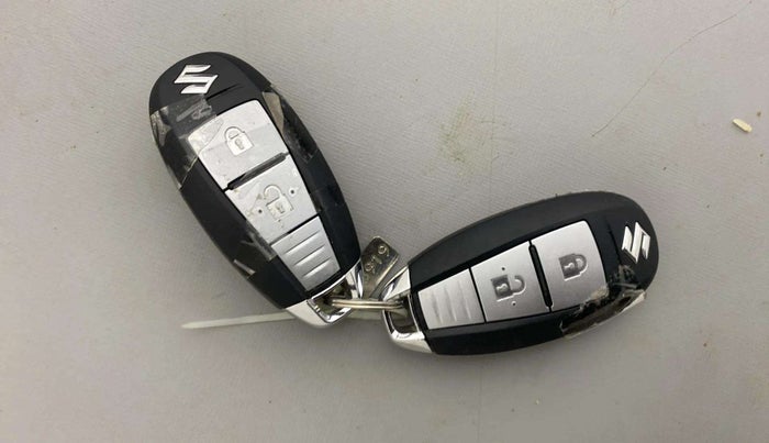 2018 Maruti Baleno ALPHA CVT PETROL 1.2, Petrol, Automatic, 40,307 km, Key Close Up