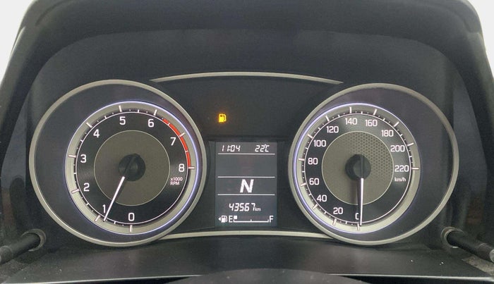 2018 Maruti Dzire VXI AMT, Petrol, Automatic, 43,524 km, Odometer Image