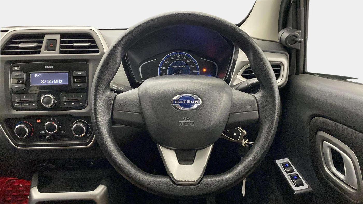 2021 Datsun Redi Go T, Petrol, Manual, 26,590 km, Steering Wheel Close Up