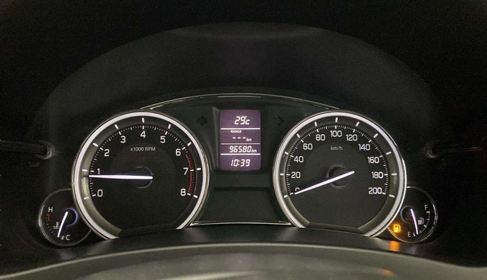 2015 Maruti Ciaz ZXI, Petrol, Manual, 96,513 km, Odometer Image