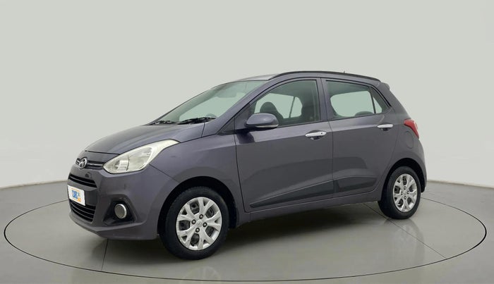 2014 Hyundai Grand i10 SPORTZ 1.2 KAPPA VTVT, Petrol, Manual, 82,580 km, Left Front Diagonal