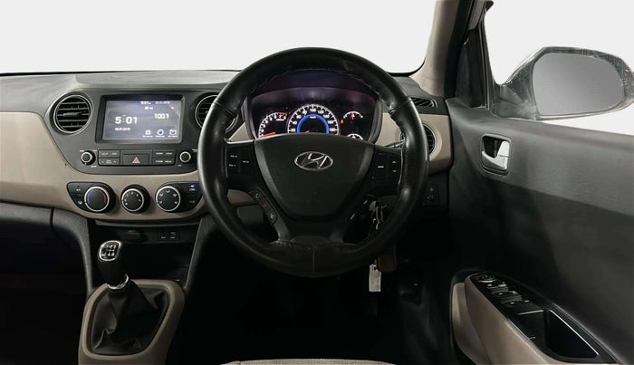 2017 Hyundai Grand i10 SPORTZ (O) 1.2 KAPPA VTVT, Petrol, Manual, 45,872 km, Steering Wheel Close Up