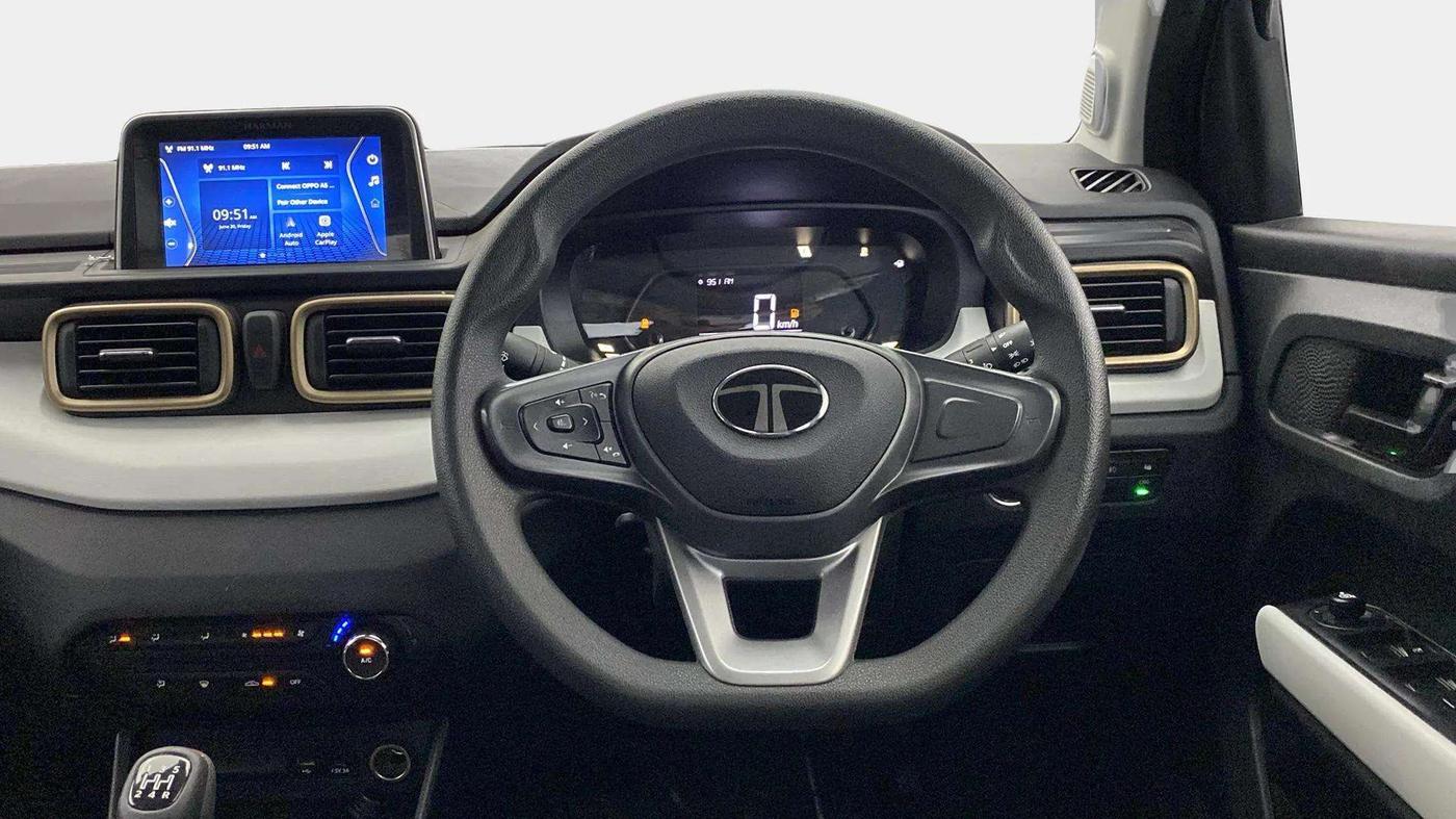 2024 Tata PUNCH ACCOMPLISHED DAZZLE SUNROOF CNG MT, CNG, Manual, 15,538 km, Steering Wheel Close Up