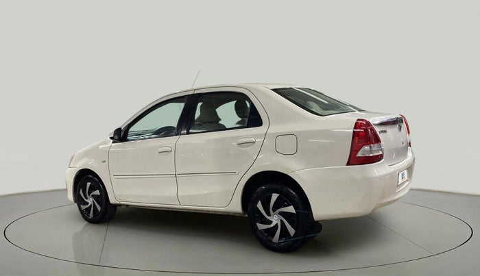 2014 Toyota Etios G, Petrol, Manual, 74,964 km, Left Back Diagonal