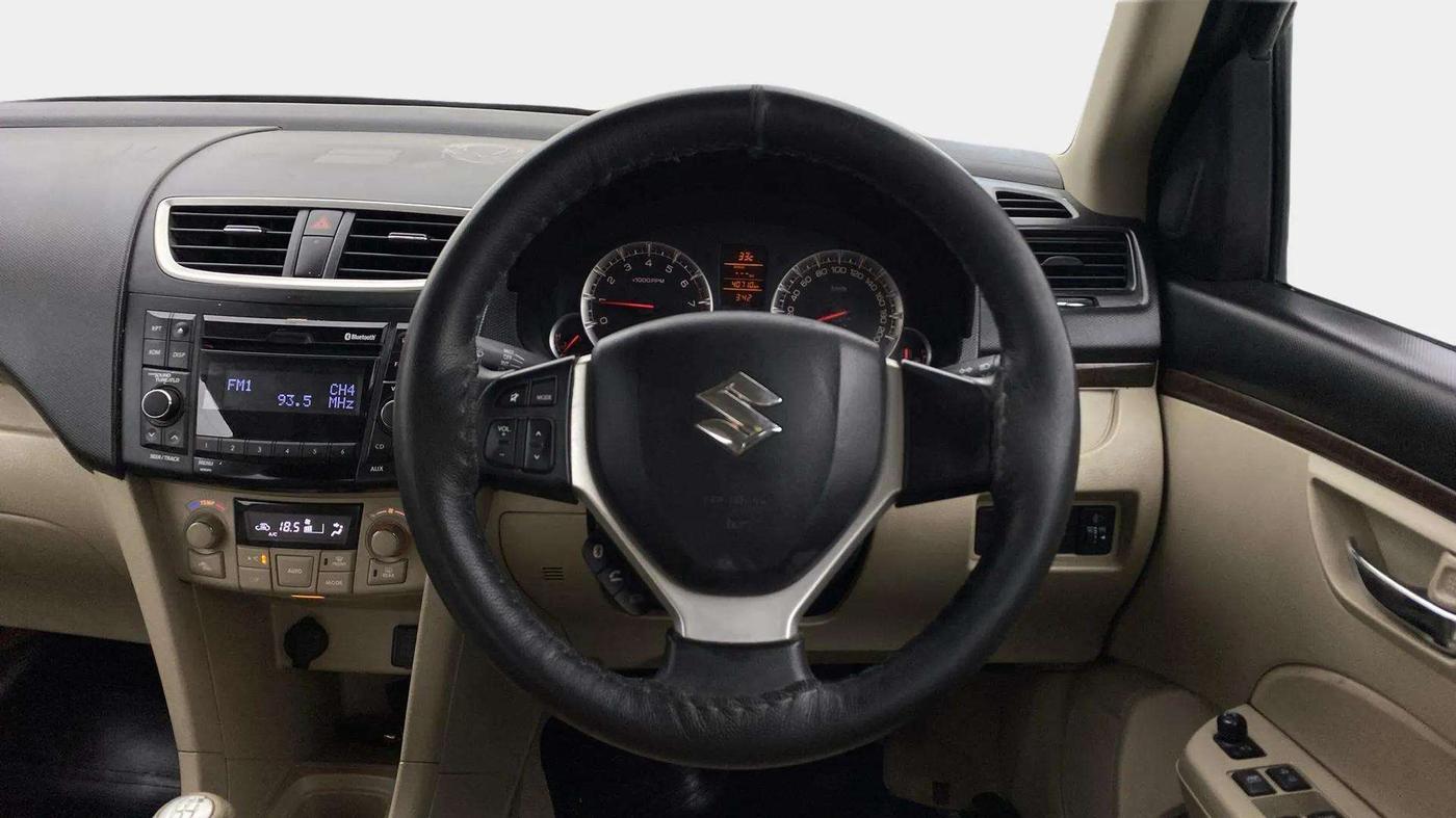 2017 Maruti Swift Dzire ZXI, Petrol, Manual, 40,705 km, Steering Wheel Close Up