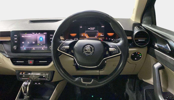 2022 Skoda SLAVIA STYLE 1.5L TSI DSG, Petrol, Automatic, 25,775 km, Steering Wheel Close Up